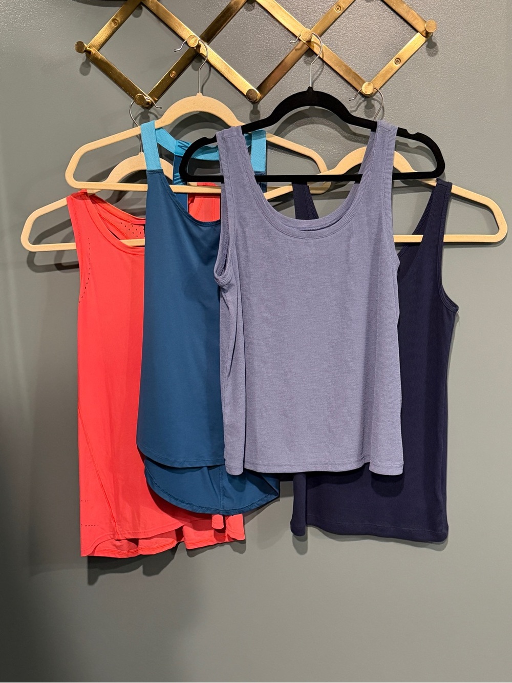 TANK BUNDLE scoop tank tops - Coral, Teal, Lavender, Navy